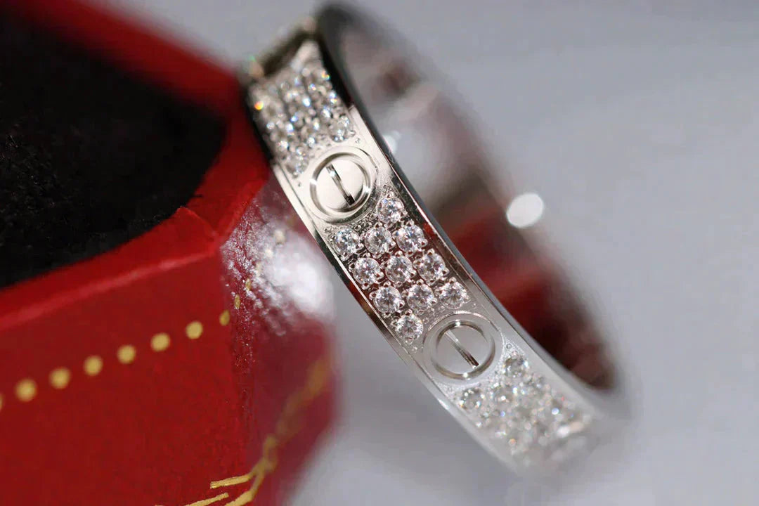 [Angela Jewellery]LOVE RING 3.6MM DIAMOND PAVED