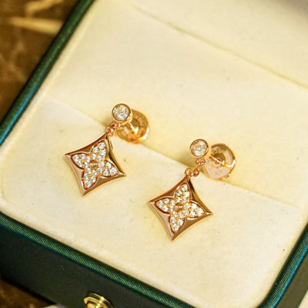 [Angela Jewellery]STAR DIAMONDS EARRINGS GOLD