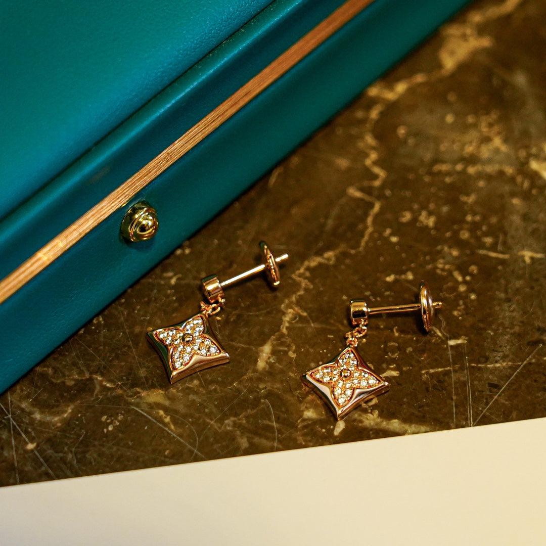 [Angela Jewellery]STAR DIAMONDS EARRINGS GOLD