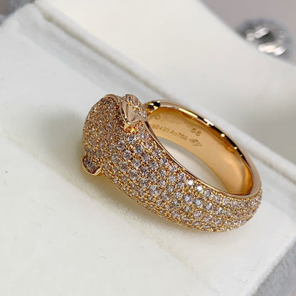 [Angela Jewellery]PANTHERE PINK GOLD DIAMOND RING