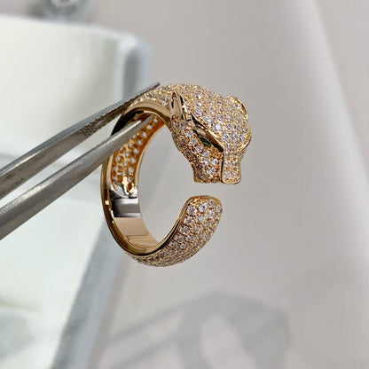 [Angela Jewellery]PANTHERE PINK GOLD DIAMOND RING