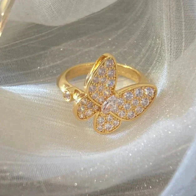 [Angela Jewellery]BUTTERFLY DIAMOND RING