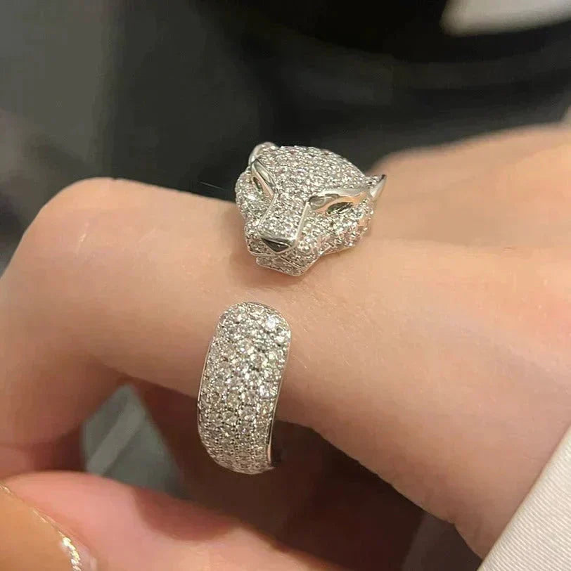 [Angela Jewellery]PANTHERE 5.5MM ALL DIAMOND RING