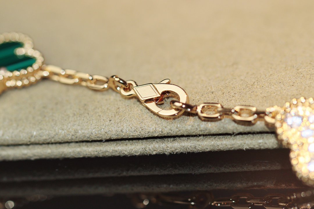 [Angela Jewellery]CLOVER 20 MOTIFS ONYX ROSE GOLD