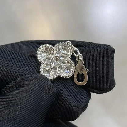 [Angela Jewellery]CLOVER 5 MOTIFS  DIAMOND BRACELET SILVER