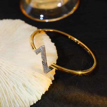 [Angela Jewellery]VOLTE UPSITE DOWN GOLD DIAMOND BRACELET