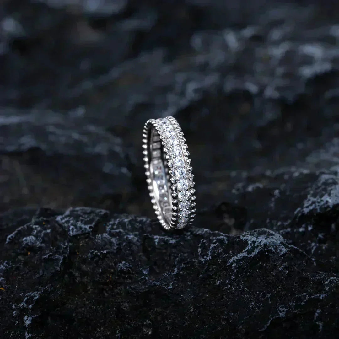 [Angela Jewellery]PERLEE DIAMOND SILVER RING