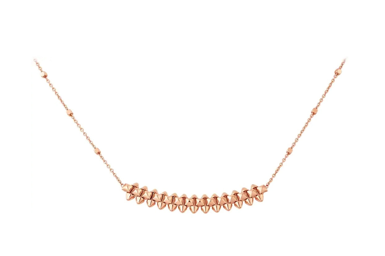 [Angela Jewellery]CLASH PINK GOLD NECKLACE