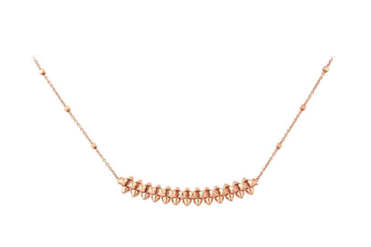 [Angela Jewellery]CLASH PINK GOLD NECKLACE