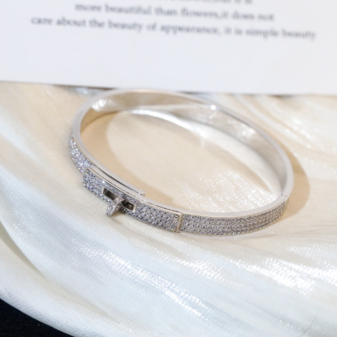 [Angela Jewellery]KELLY BRACELET DIAMOND PAVED