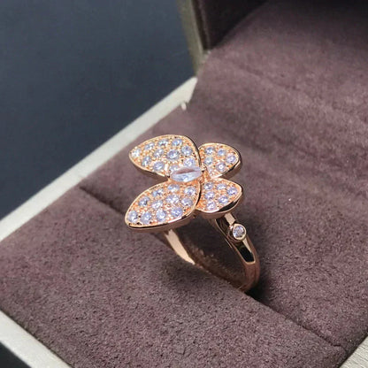 [Angela Jewellery]BUTTERFLY PINK GOLD DIAMOND RING