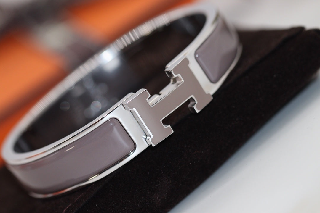 [Angela Jewellery]H BRACELET 12MM BROWN