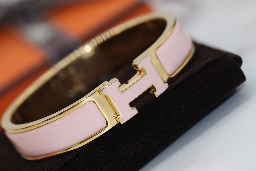 [Angela Jewellery]H BRACELET 12MM PINK