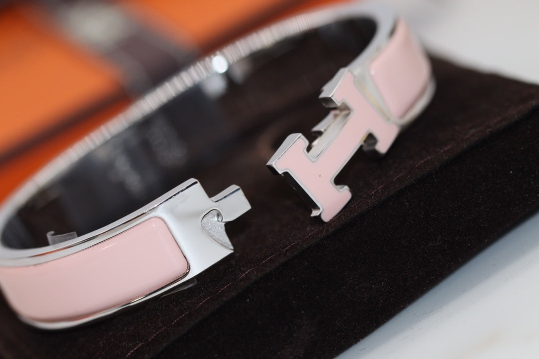 [Angela Jewellery]H BRACELET 12MM PINK