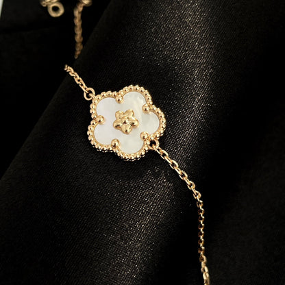 [Angela Jewellery]LUCKY SPRING ROSE GOLD MOP BRACELET