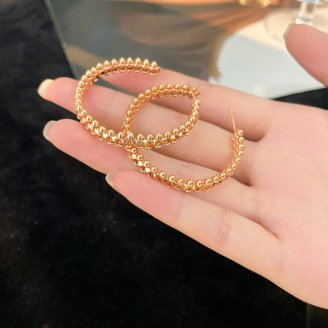 [Angela Jewellery]CLASH HOOP EARRINGS