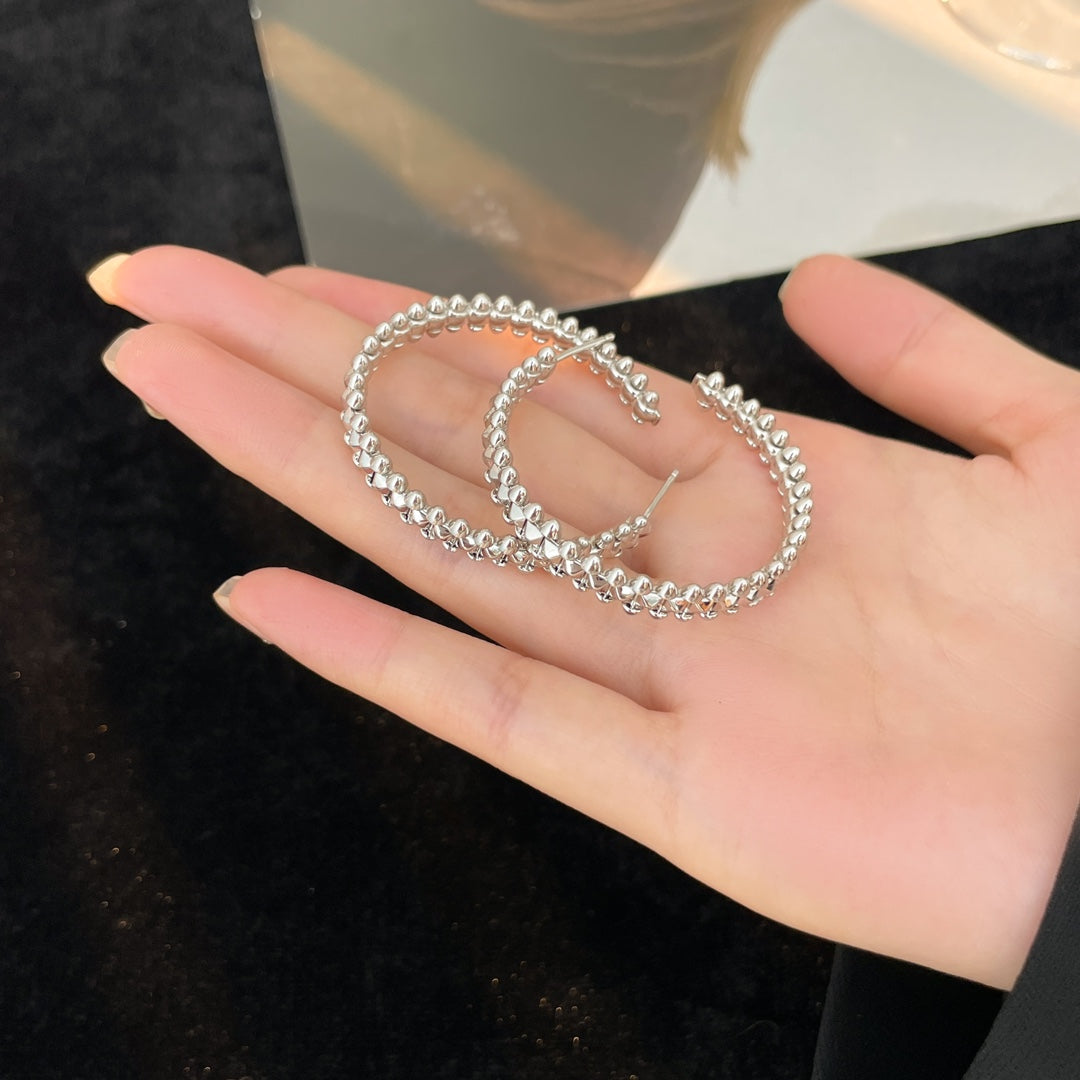 [Angela Jewellery]CLASH HOOP EARRINGS
