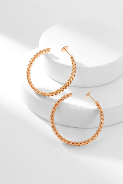 [Angela Jewellery]CLASH HOOP EARRINGS
