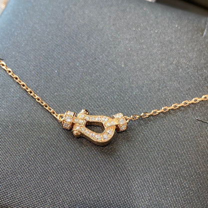 [Angela Jewellery]FORCE 10 DIAMOND PINK GOLD NECKLACE MINI MODEL