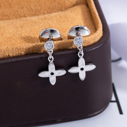 [Angela Jewellery]VIDYLLE SILVER DIAMOND MINI DROP EARRINGS