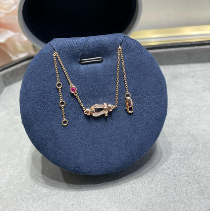 [Angela Jewellery]FORCE 10 DIAMOND CHAIN LINK PINK GOLD BRACELET