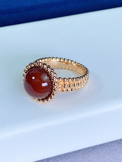 [Angela Jewellery]PERLEE COULEURS ROSE GOLD RING