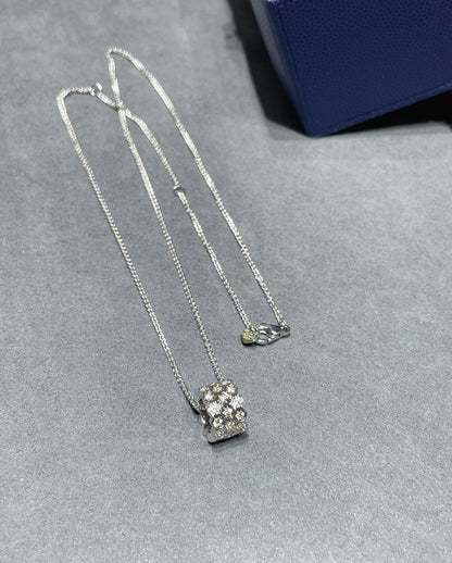[Angela Jewellery]BEE LOVE DIAMOND PAVED 3 ROW NECKLACE