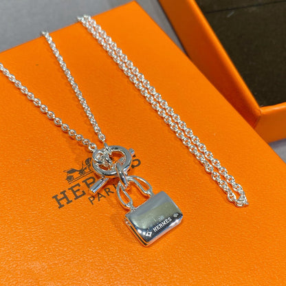 [Angela Jewellery]CONSTANCE PEDANT SILVER NECKLACE