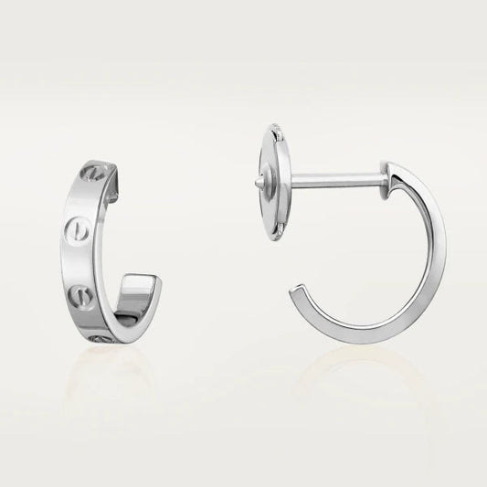 [Angela Jewellery]LOVE EARRINGS 2.65MM SILVER