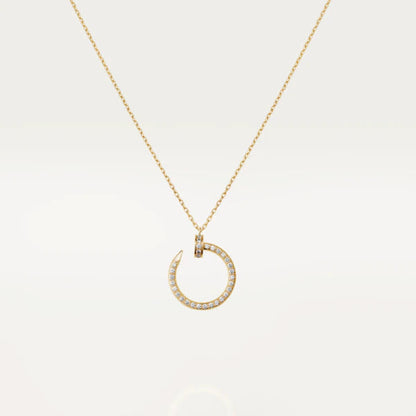 [Angela Jewellery]JUSTE NECKLACE GOLD DIAMONDS