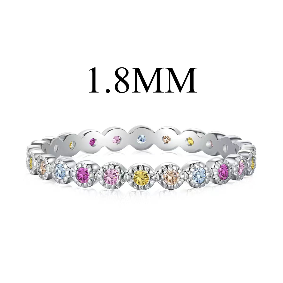 Angela Jewelry]Unique Scintillating Round Cut Daily Ring