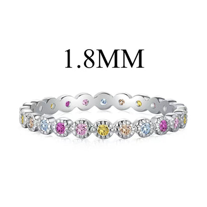 Angela Jewelry]Unique Scintillating Round Cut Daily Ring