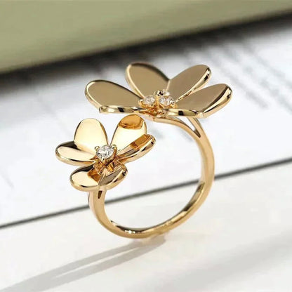 [Angela Jewellery]CLOVER COMOS GOLD DIAMOND RING