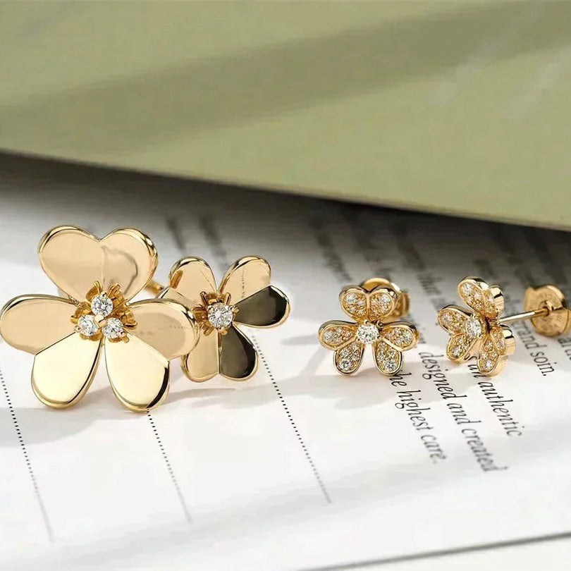 [Angela Jewellery]CLOVER COMOS GOLD DIAMOND RING