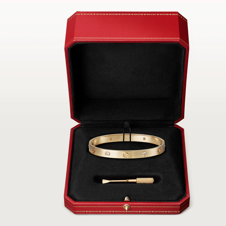 [Angela Jewellery]LOVE BRACELET 6.1MM 4 DIAMONDS