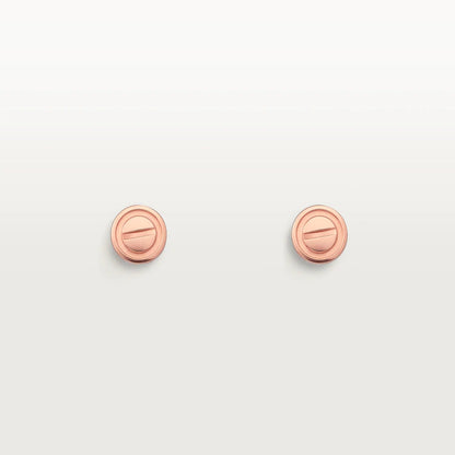 [Angela Jewellery]LOVE EARRINGS PINK GOLD 10MM
