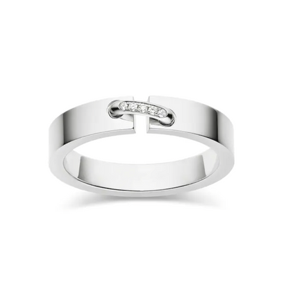 [Angela Jewellery]ALLIANCE LIENS VIDENCE DIAMOND 4MM RING