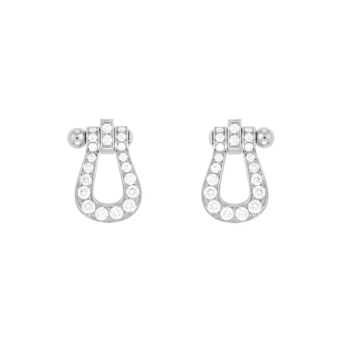 [Angela Jewellery]FORCE 10 FULL DIAMOND STUD EARRINGS MINI MODEL