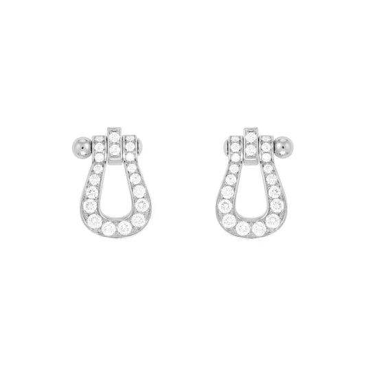 [Angela Jewellery]FORCE 10 FULL DIAMOND STUD EARRINGS MINI MODEL