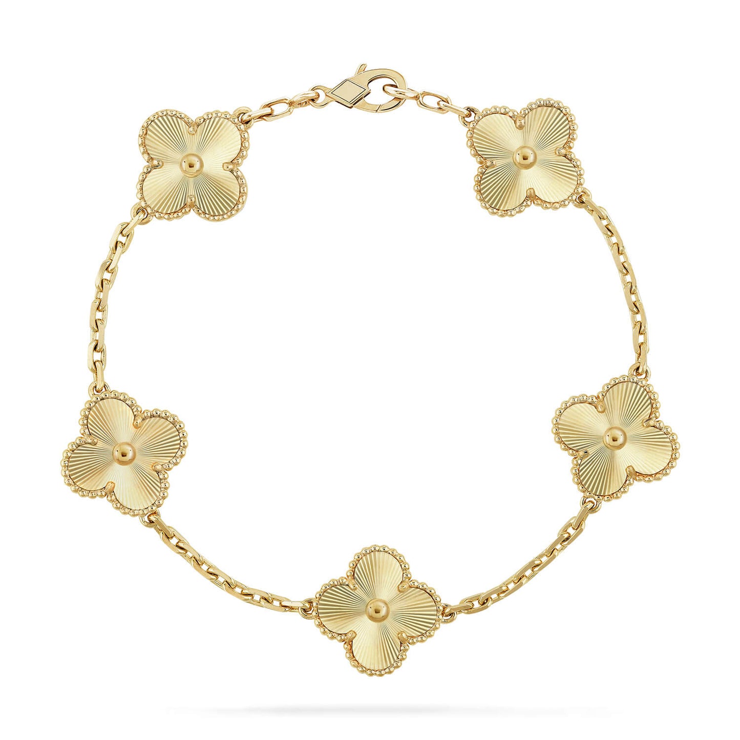 [Angela Jewellery]CLOVER 5 FLOWERS LASER BRACELET