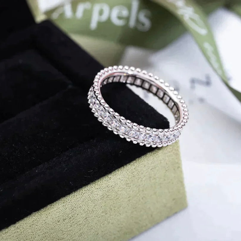 [Angela Jewellery]PERLEE DIAMOND SILVER RING