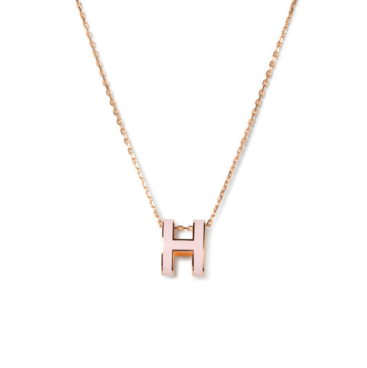 [Angela Jewellery]POP H PEDANT PINK GOLD