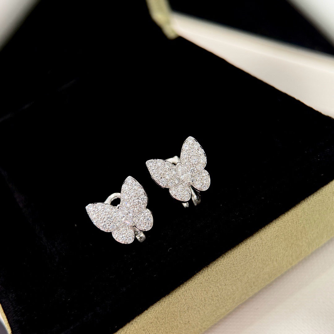 [Angela Jewellery]BUTTERFLY ALL DIAMOND EARRINGS