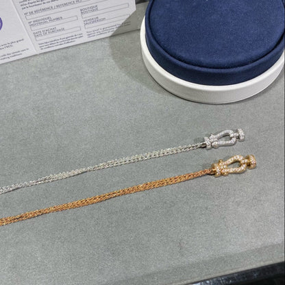 [Angela Jewellery]FORCE SMALL HORSESHOE  DIAMOND CHAIN ROPE BRACELET