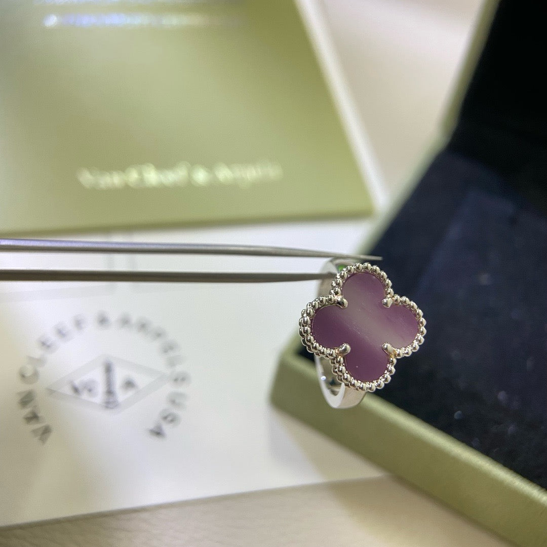 [Angela Jewellery]CLOVER  PURPLE VIOLET RING