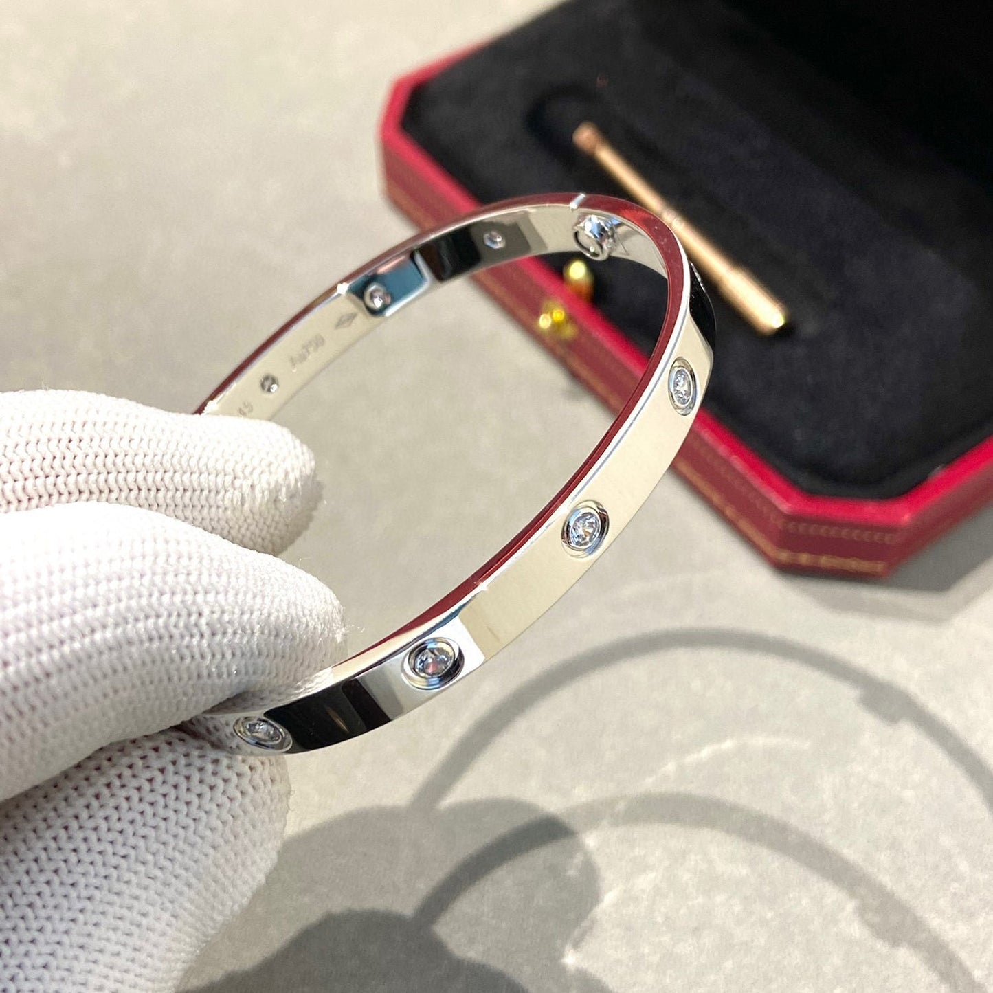 [Angela Jewellery]LOVE BRACELET 6.1MM 10 DIAMONDS