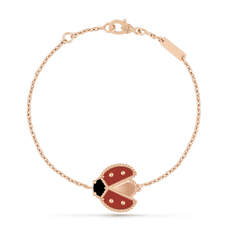 [Angela Jewellery]LUCKY SPRING 1 MOTIF PINK GOLD BRACELET