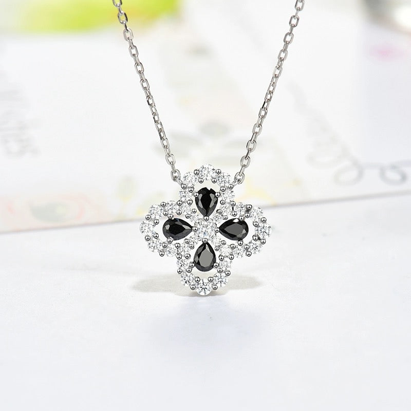 [Angela Jewellery]LOOP NECKLACE FULL MOTIF DIAMOND 16MM MULTIPLE COLORS