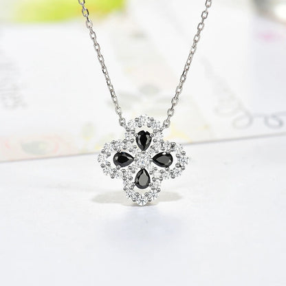 [Angela Jewellery]LOOP NECKLACE FULL MOTIF DIAMOND 16MM MULTIPLE COLORS