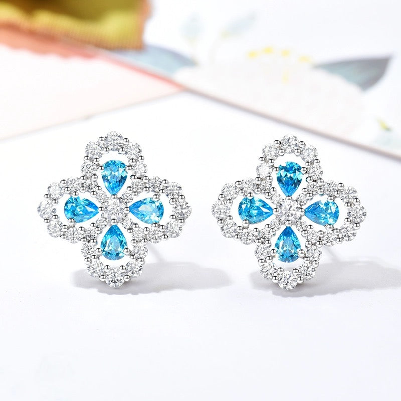 [Angela Jewellery]LOOP EARRINGS FULL MOTIF DIAMOND 16MM